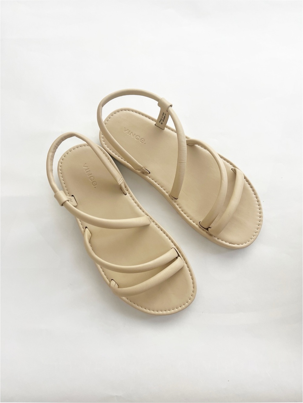 Vince Women's Beige Ondrea Strappy Sandals 8